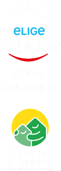 Logos de Danone y de Casa de la amistad