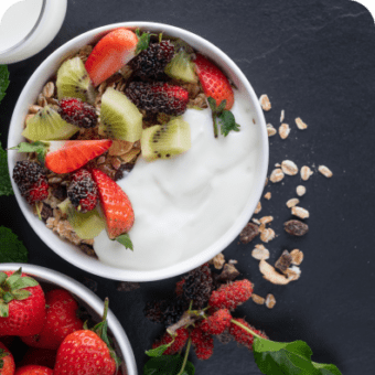 Bowl de yoghurt tropical