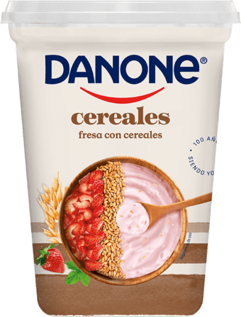 Familiar de fresa con cereales