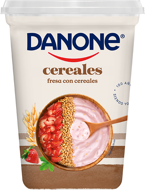 Familiar de fresa con cereales