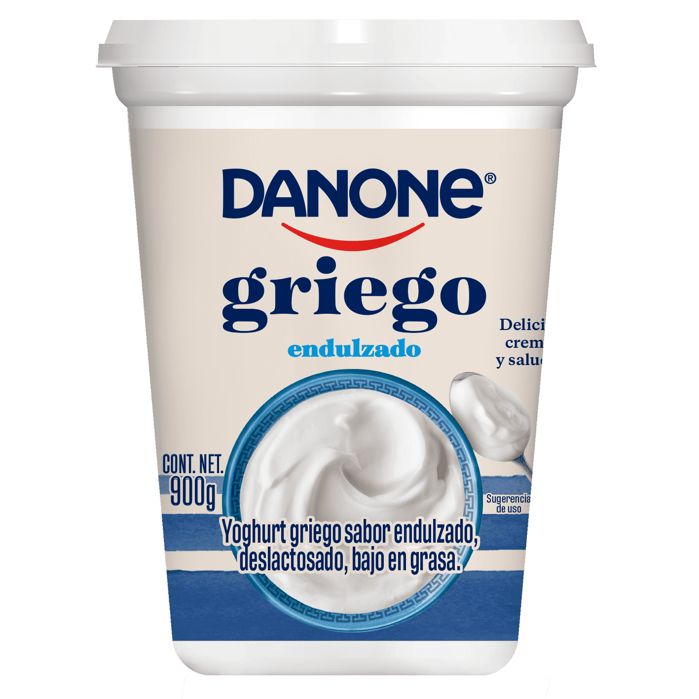 Yogurt griego Danone endulzado de 900g