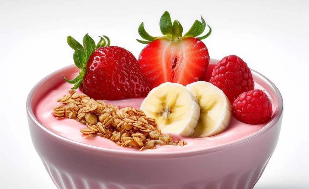 yoghurt_de_fresa_con_fresas_banano_frambuesas_y_granola